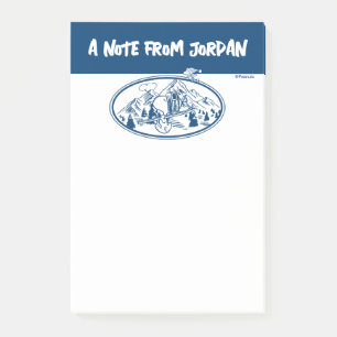 pinda's Snoopy & Woodstock Skiing Post-it® Notes