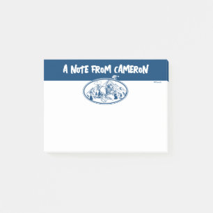 pinda's Snoopy & Woodstock Skiing Post-it® Notes