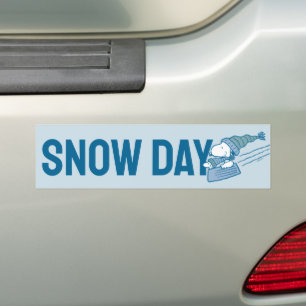 pinda's Snoopy & Woodstock Slaping Bumpersticker