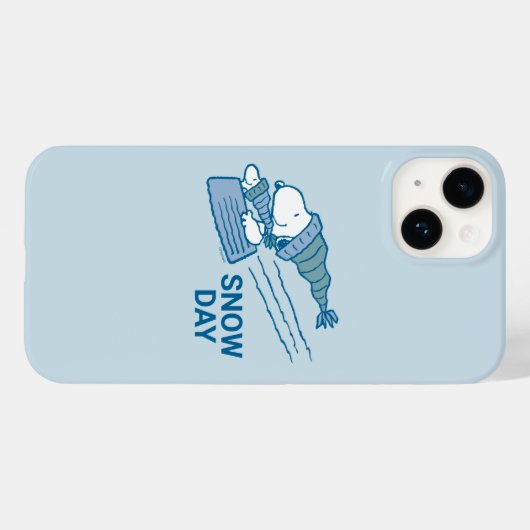 pinda's | Snoopy & Woodstock Slaping Case-Mate iPhone Case (Achterkant (horizontaal))