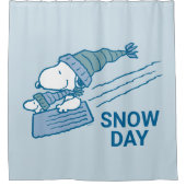 pinda's | Snoopy & Woodstock Slaping Douchegordijn (Voorkant)