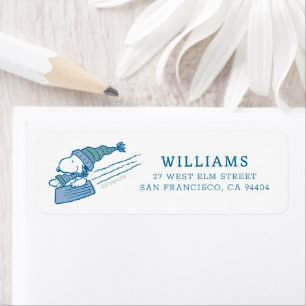 pinda's   Snoopy & Woodstock Slaping Etiket