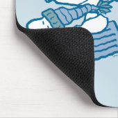 pinda's | Snoopy & Woodstock Slaping Muismat (Hoek)