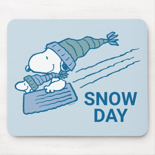 pinda's | Snoopy & Woodstock Slaping Muismat (Voorkant)