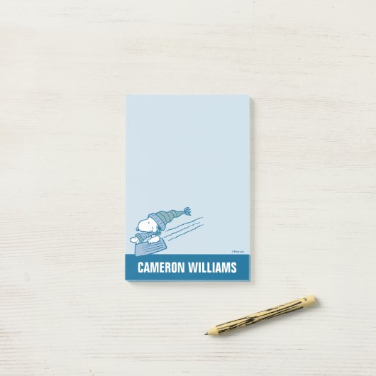 pinda's | Snoopy & Woodstock Slaping Post-it® Notes (Op bureau)