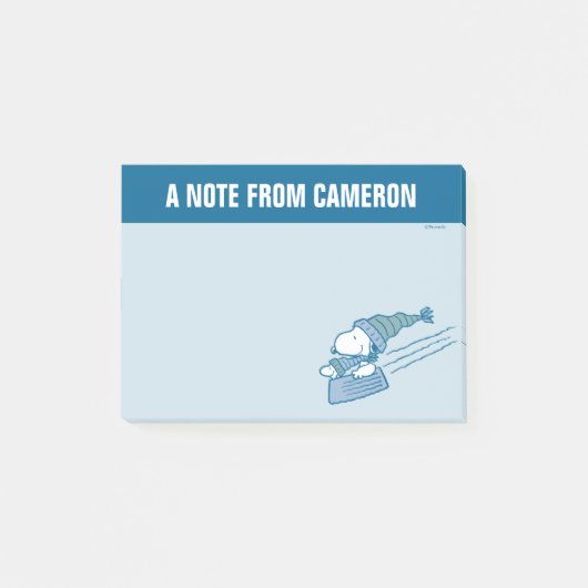 pinda's | Snoopy & Woodstock Slaping Post-it® Notes (Voorkant)