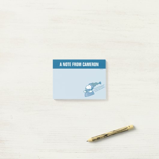 pinda's | Snoopy & Woodstock Slaping Post-it® Notes (Op bureau)