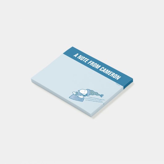 pinda's | Snoopy & Woodstock Slaping Post-it® Notes (Schuin)