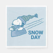 pinda's | Snoopy & Woodstock Slaping Servet (Voorkant)