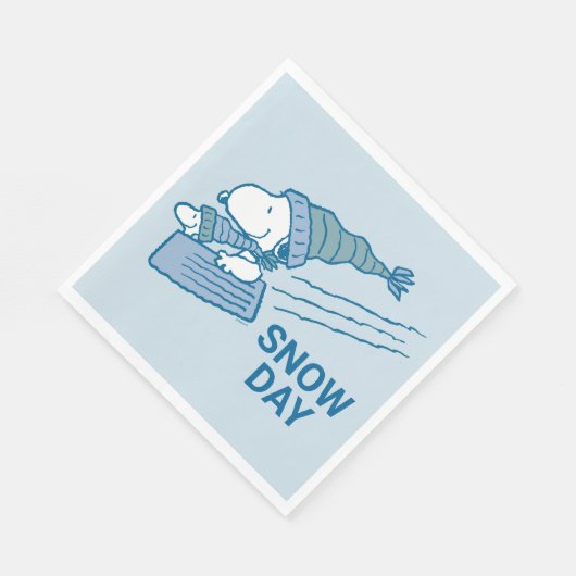 pinda's | Snoopy & Woodstock Slaping Servet (Hoek)