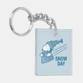 pinda's | Snoopy & Woodstock Slaping Sleutelhanger (Voorkant Links)
