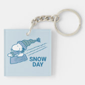 pinda's | Snoopy & Woodstock Slaping Sleutelhanger (Achterkant)