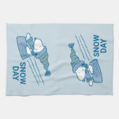 pinda's | Snoopy & Woodstock Slaping Theedoek (Horizontaal)