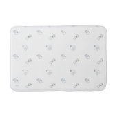 pinda's | Snoopy & Woodstock Soft Grey Pattern Badmat (Voorkant)