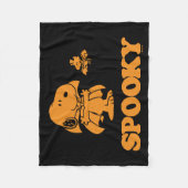 pinda's | Snoopy & Woodstock Spooky Fleece Deken (Voorkant)