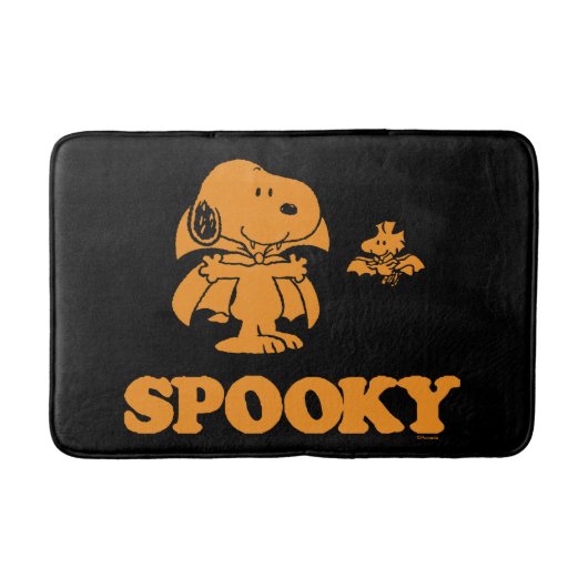 pinda's | Snoopy & Woodstock Spooky Vampires Badmat (Voorkant)