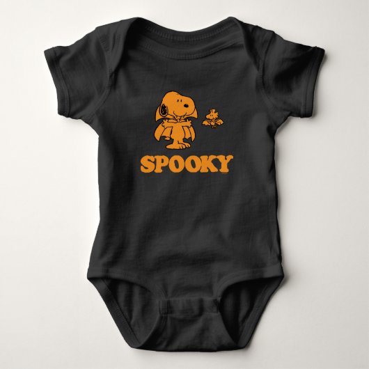pinda's | Snoopy & Woodstock Spooky Vampires Romper (Voorkant)
