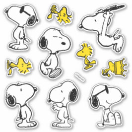 pinda's | Snoopy & Woodstock Sticker
