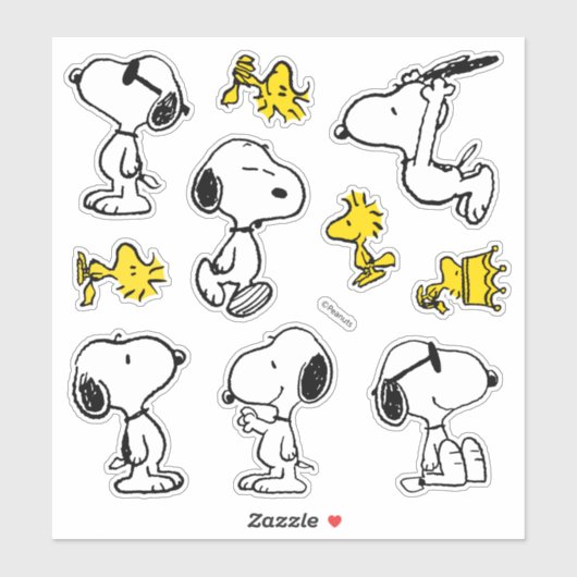 pinda's | Snoopy & Woodstock Sticker (Vel)