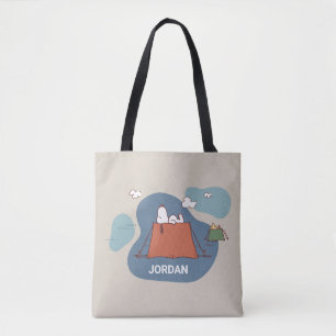 pinda's Snoopy & Woodstock Tent Tote Bag