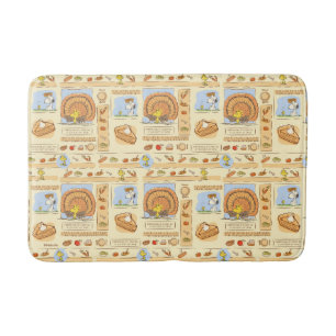 Pinda's Snoopy Woodstock Thanksgiving Patroon Badmat