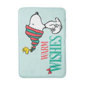 pinda's | Snoopy & Woodstock Warm Wishes Badmat (Voorkant Verticaal)
