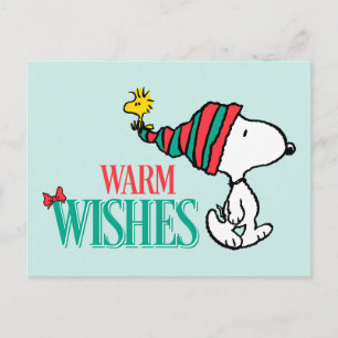 pinda's Snoopy & Woodstock Warm Wishes Feestdagenkaart
