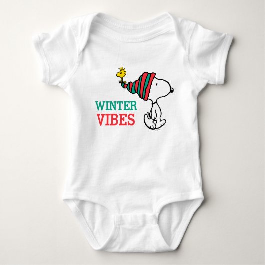 pinda's | Snoopy & Woodstock Warm Wishes Romper (Voorkant)