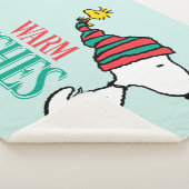 pinda's | Snoopy & Woodstock Warm Wishes Sherpa Deken (3/4)