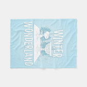 pinda's | Snoopy & Woodstock Winter Wonderland Fleece Deken (Voorkant (Horizontaal))