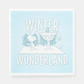 pinda's | Snoopy & Woodstock Winter Wonderland Servet (Voorkant)
