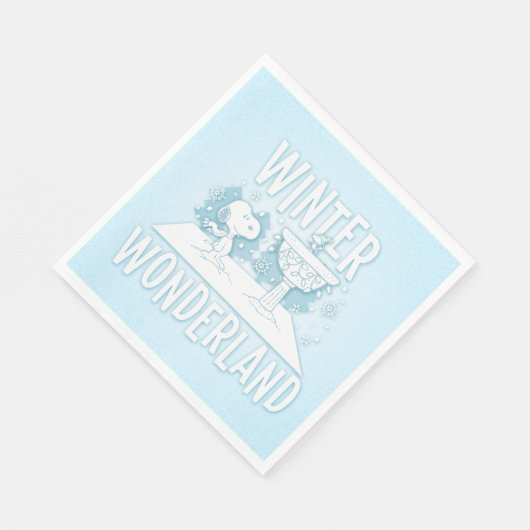 pinda's | Snoopy & Woodstock Winter Wonderland Servet (Hoek)