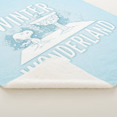 pinda's | Snoopy & Woodstock Winter Wonderland Sherpa Deken (3/4)