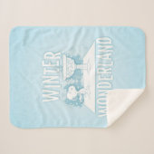 pinda's | Snoopy & Woodstock Winter Wonderland Sherpa Deken (Voorkant (horizontaal))