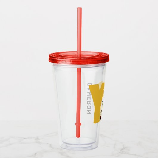 pinda's | Snoopy YO Skateboard Acryl Drinkbeker (Rechts)