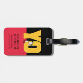 pinda's | Snoopy YO Skateboard Bagagelabel (Achterkant horizontaal)