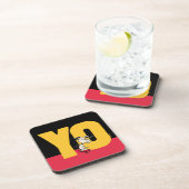 pinda's | Snoopy YO Skateboard Bier Onderzetter (Rechterzijde)