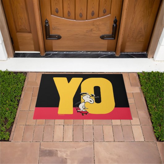 pinda's | Snoopy YO Skateboard Deurmat (Buiten)