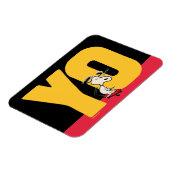 pinda's | Snoopy YO Skateboard Magneet (Linkerzijde)