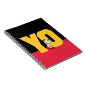 pinda's | Snoopy YO Skateboard Notitieboek (Rechterzijde)