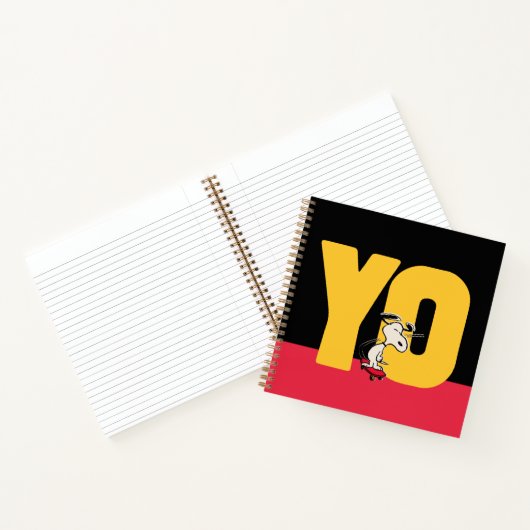 pinda's | Snoopy YO Skateboard Notitieboek (Binnen)