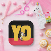 pinda's | Snoopy YO Skateboard Papieren Bordje (Feest)