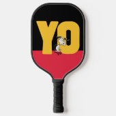 pinda's | Snoopy YO Skateboard Pickleball Paddle (Voorkant)