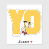 pinda's | Snoopy YO Skateboard Sticker (Vel)