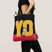 pinda's | Snoopy YO Skateboard Tote Bag (Dichtbij)