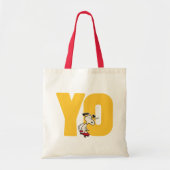 pinda's | Snoopy YO Skateboard Tote Bag (Voorkant)