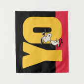 pinda's | Snoopy YO Skateboard Wandkleed (Voorkant)
