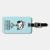 pinda's | Snoopy's Brother Spike Bagagelabel (Voorkant horizontaal)