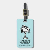 pinda's | Snoopy's Brother Spike Bagagelabel (Voorkant verticaal)