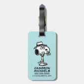 pinda's | Snoopy's Brother Spike Bagagelabel (Achterkant verticaal)